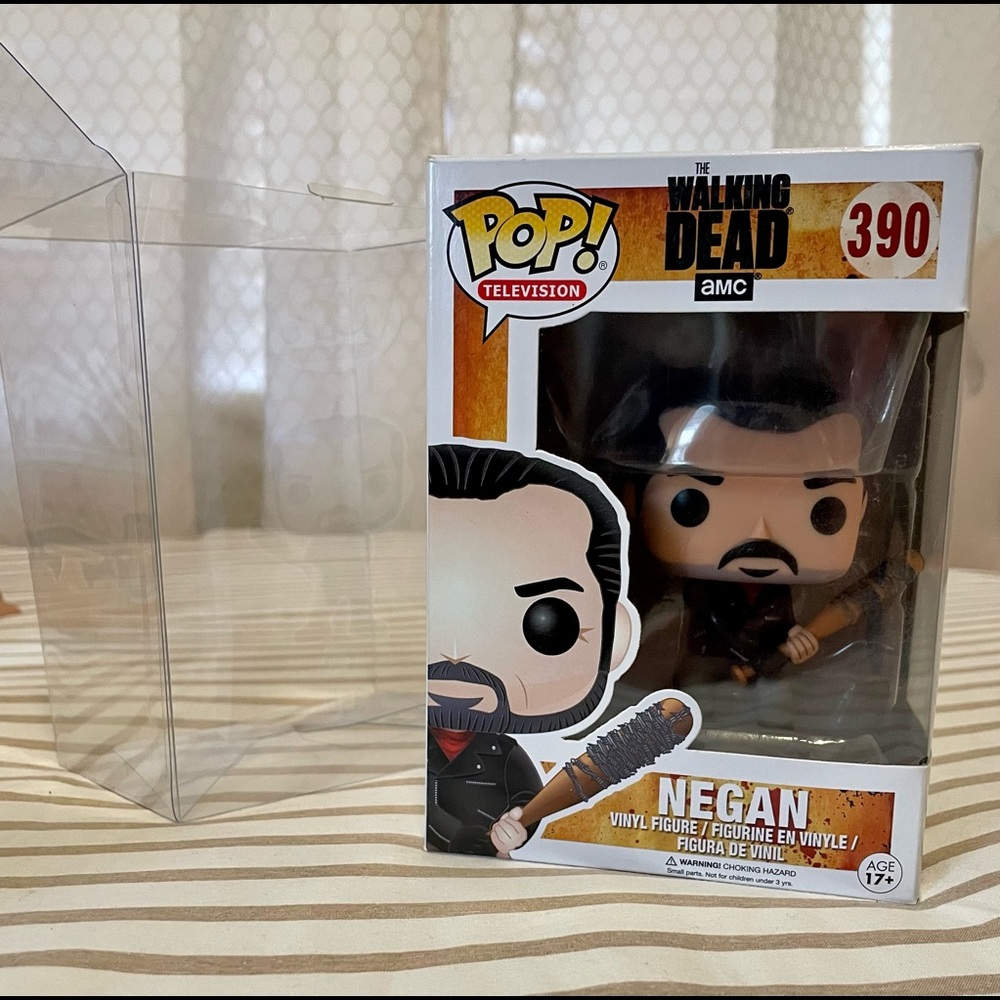 Negan Funko Pop Vinyl #390 w/Protector